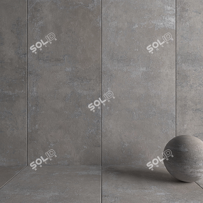 HD Multitexture Wall Tiles 3D model image 3