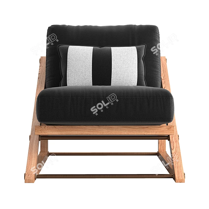 RH Bavaro Chair: High-Quality 3D Model 3D model image 1
