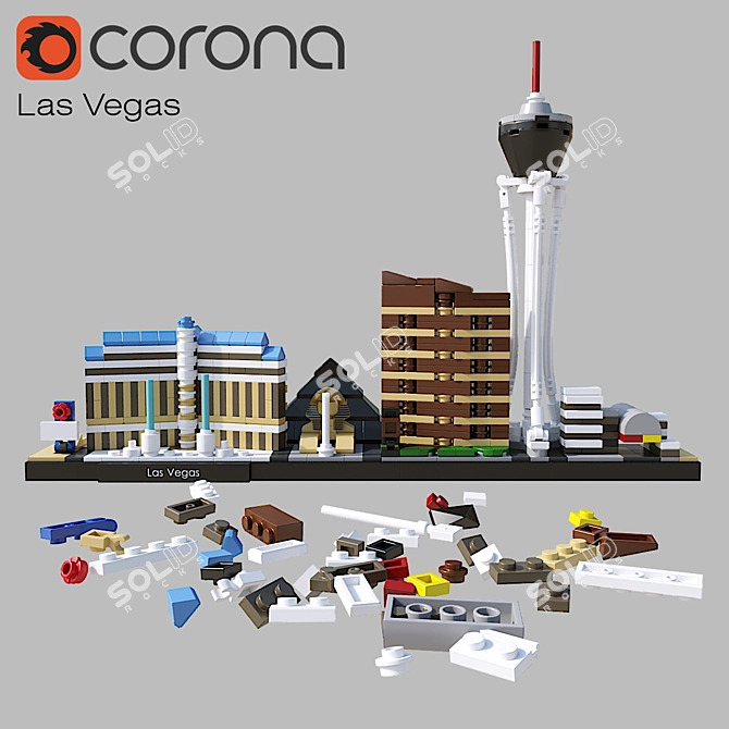 LEGO Las Vegas Building Set 3D model image 1