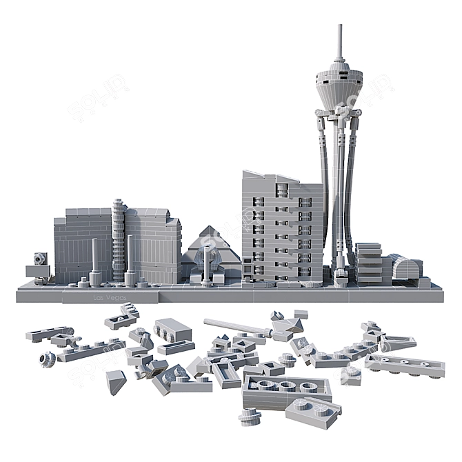 LEGO Las Vegas Building Set 3D model image 3