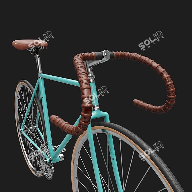 Jesse's Classic Pista Bike 3D model image 2