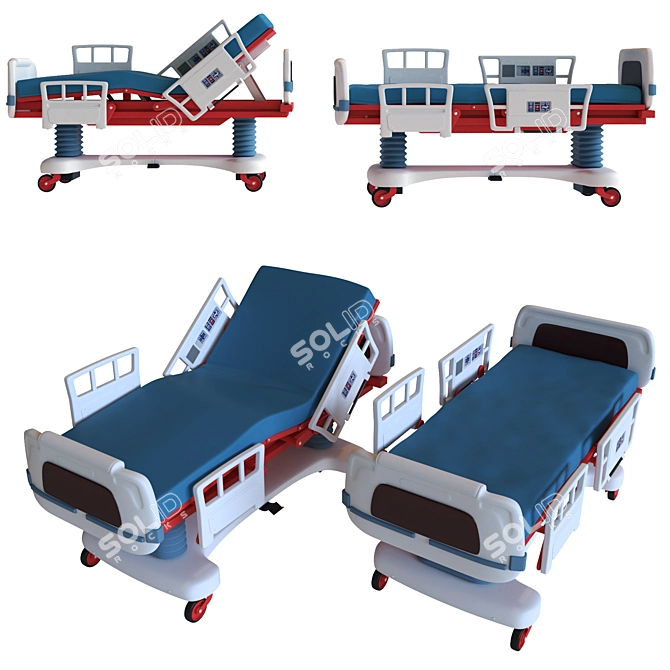 300k Poly Hospital Equipment 3D model image 1