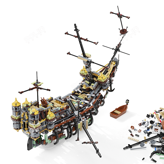  LEGO Silent Mary: Pirates' Adventure 3D model image 2