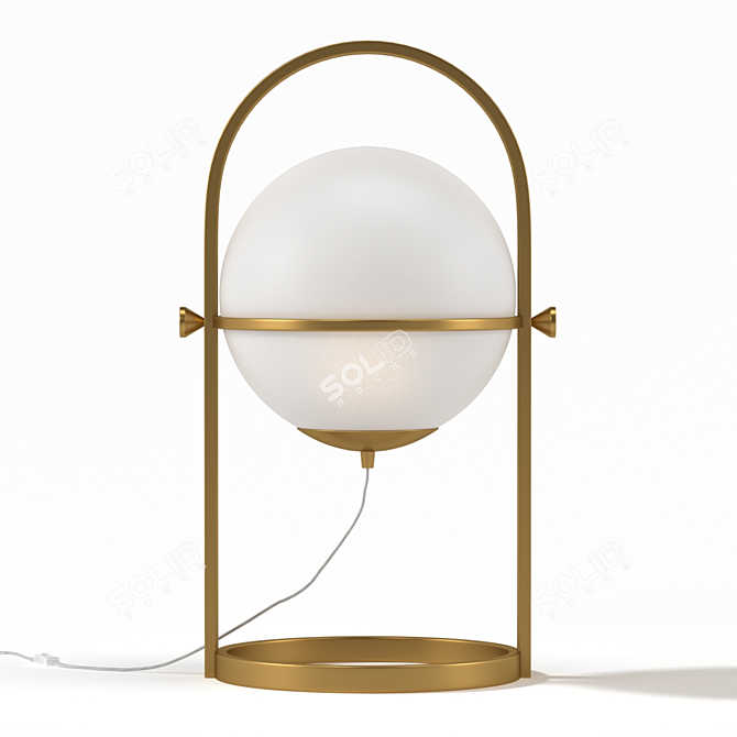 Swing Jazz Ball Table Lamp 3D model image 1