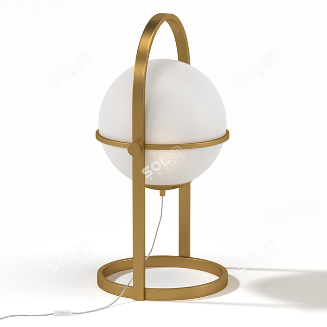 Swing Jazz Ball Table Lamp 3D model image 2