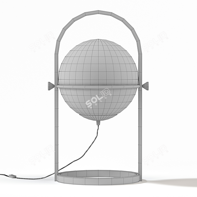 Swing Jazz Ball Table Lamp 3D model image 3