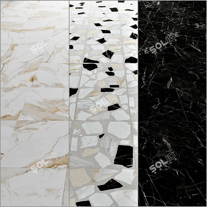 Vives Ceramic Tile Collection 3D model image 1