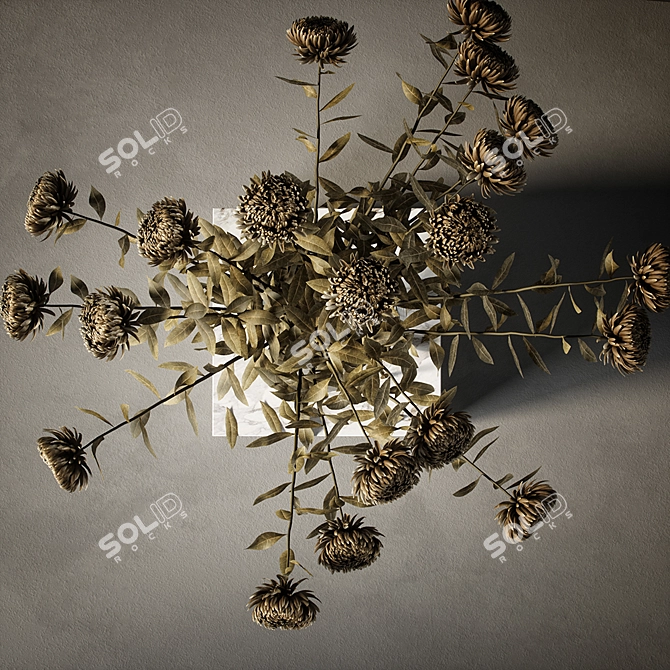 Menu Echasse Vase 02: Modern Glass Decor 3D model image 2