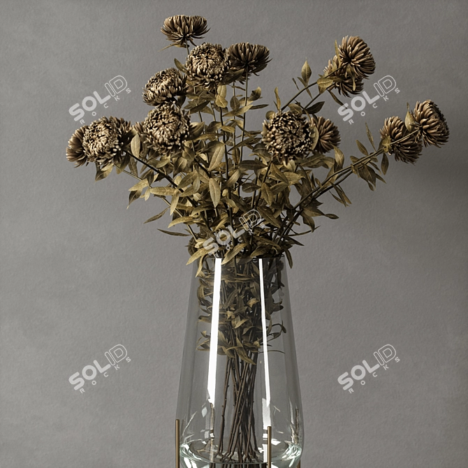 Menu Echasse Vase 02: Modern Glass Decor 3D model image 4