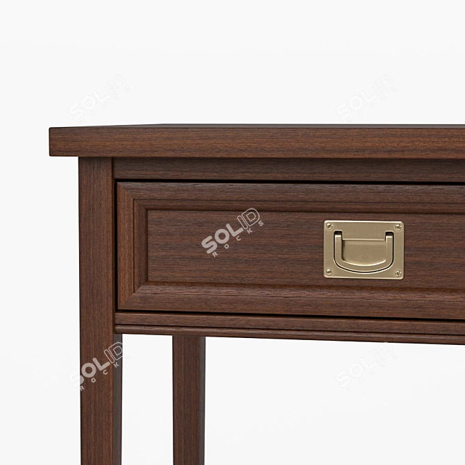 DANTONE HOME Oxford Nightstand: Stylish and Functional 3D model image 2