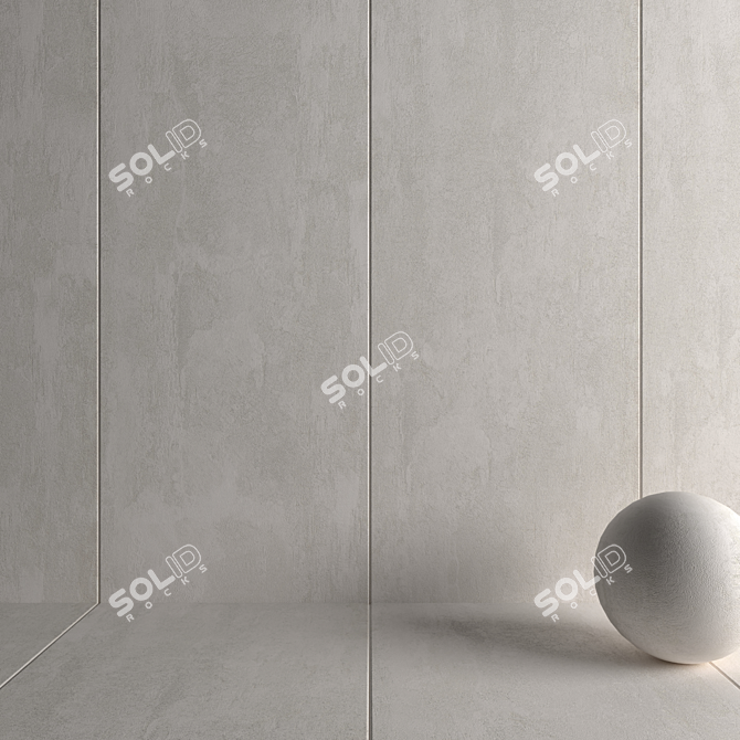 HD Multi-Texture Wall Tiles 3D model image 3