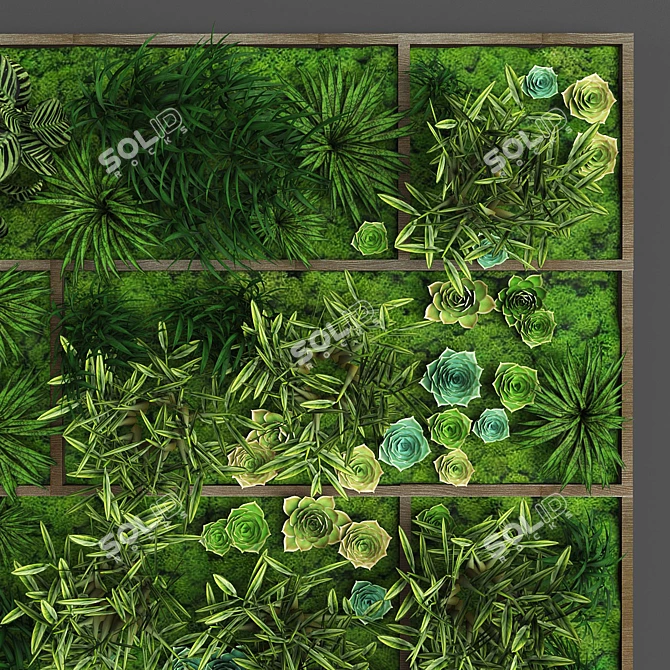 Space-Saving Vertical Gardening Solution 3D model image 2