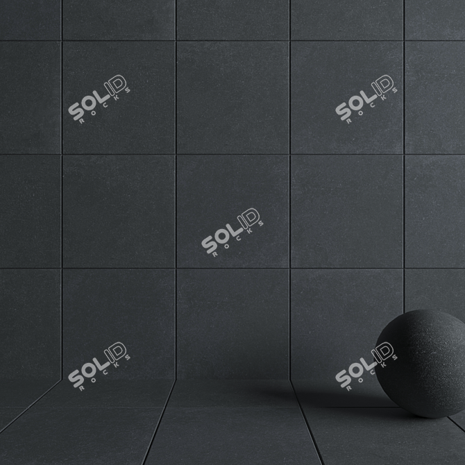 HD Multi-Texture Wall Tiles 3D model image 3