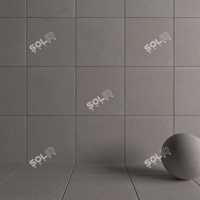 HD Multi-texture Wall & Floor Tiles 3D model image 3