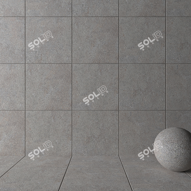 HD Multitexture Wall & Floor Tiles 3D model image 2