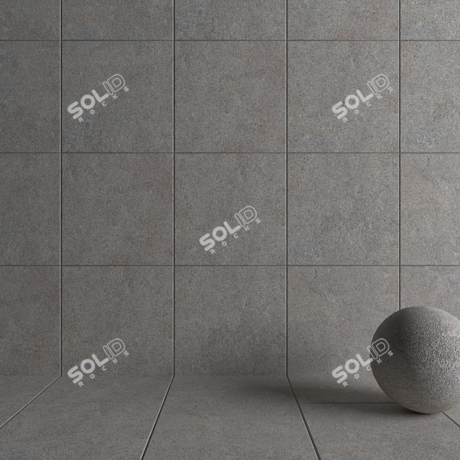 HD Multitexture Wall & Floor Tiles 3D model image 3