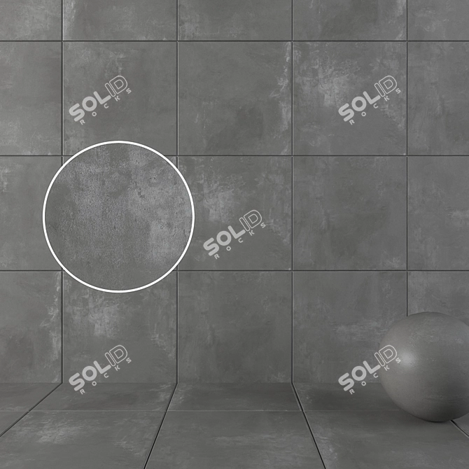 Multi-Texture Wall/Floor Tiles 3D model image 1