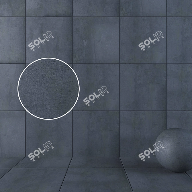 Multi-Texture HD Wall Tiles 3D model image 1