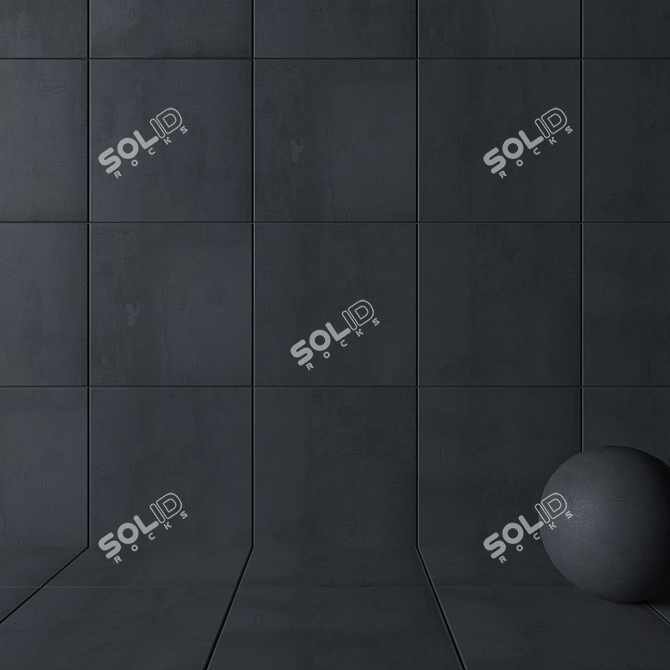 Multi-Texture HD Wall Tiles 3D model image 2