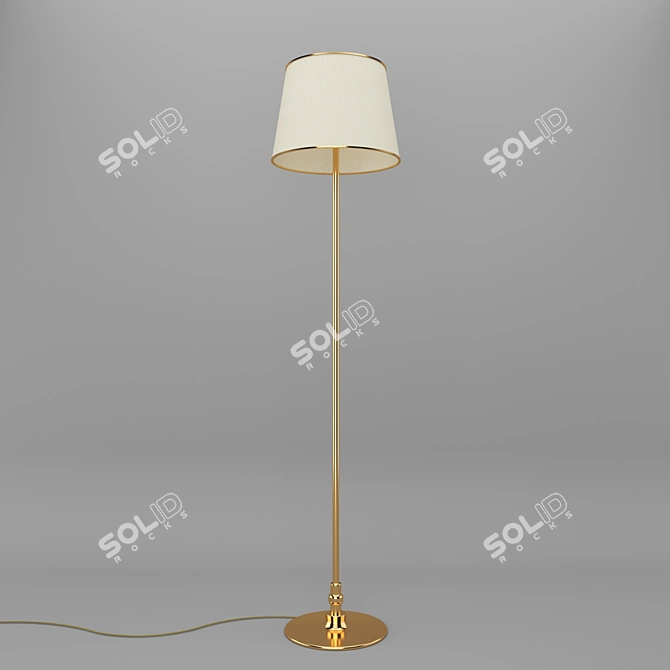 Elegant Energy-Saving Floor Lamp 3D model image 1