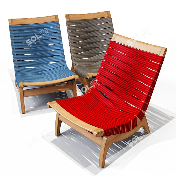 Relaxation Web Chair: Featherston Edition 3D model image 2