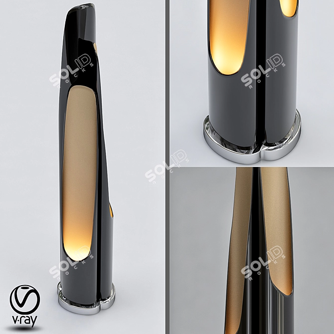 Elegance Illuminated: Delighfull Table Lamp 3D model image 1