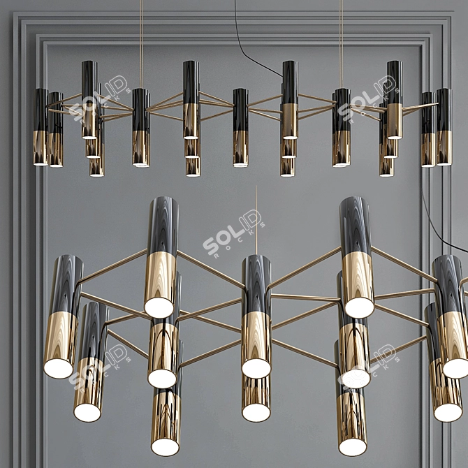 Joyful Lighting Pendant 3D model image 1