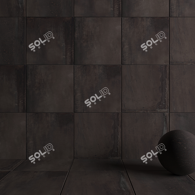 HD Multi-Texture Wall Tiles 3D model image 3