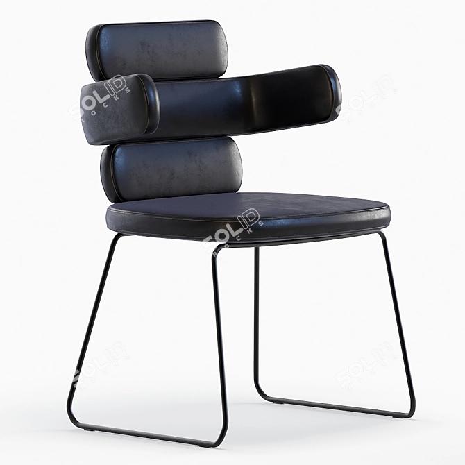 Luxy Cluster Chair: Elegant and Versatile Seating 3D model image 1