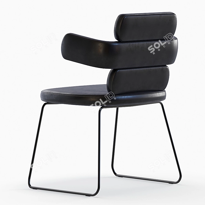 Luxy Cluster Chair: Elegant and Versatile Seating 3D model image 2