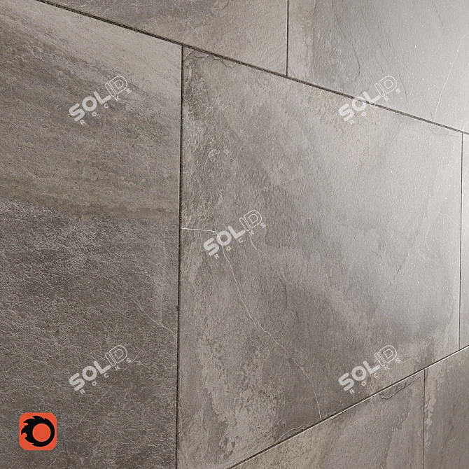 Elegant Slate Wall Tiles 3D model image 3