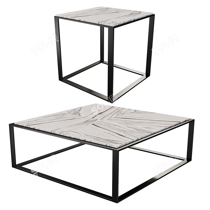 Elegant Eichholtz Coffee Table 3D model image 1