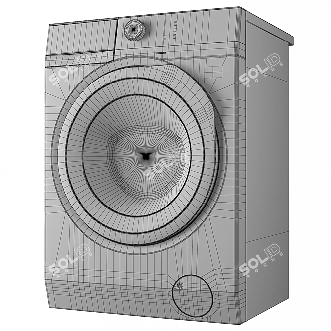 Electrolux PerfectCare 600: High-Quality Washing Machine 3D model image 3