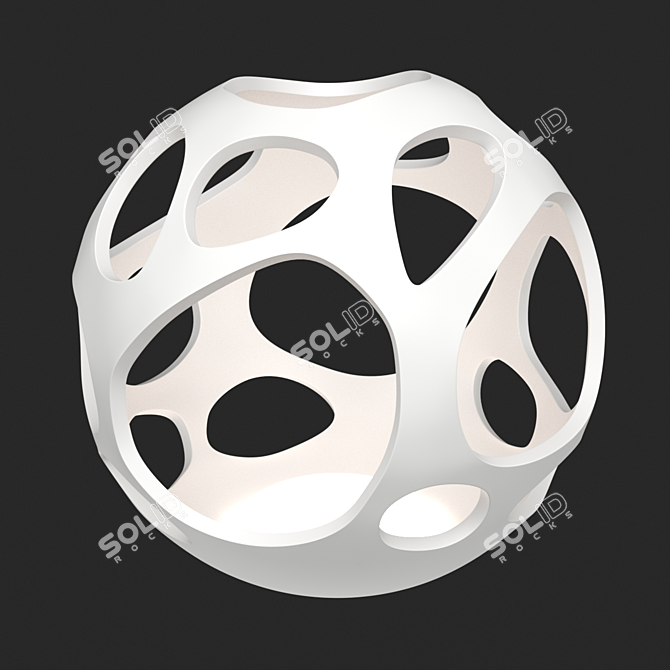 Mantra ORGANICA Floor Lamp: Stylish & Energy-Saving 3D model image 1