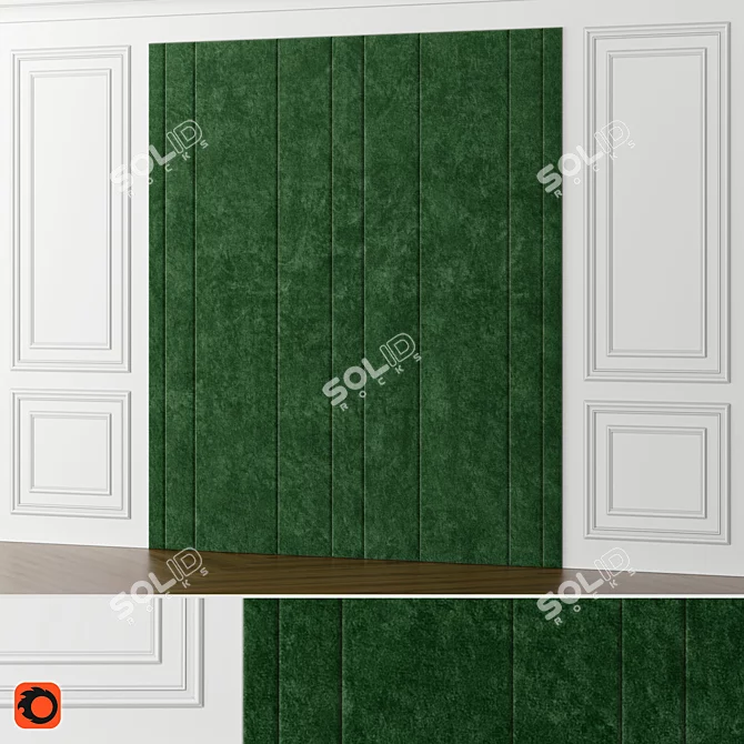 Sleek Panel 02 - Modern Design 3D model image 1