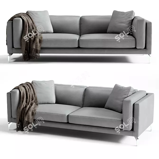 MODLOFT Reade Sofa - Contemporary Elegance 3D model image 1