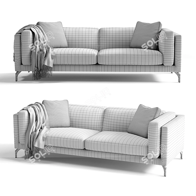 MODLOFT Reade Sofa - Contemporary Elegance 3D model image 3