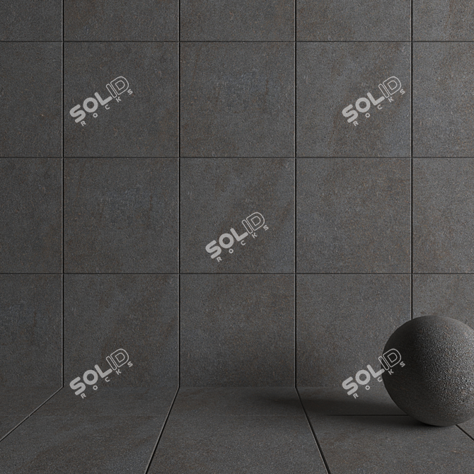 HD Multi-texture Wall Tiles - FOG Collection 3D model image 3