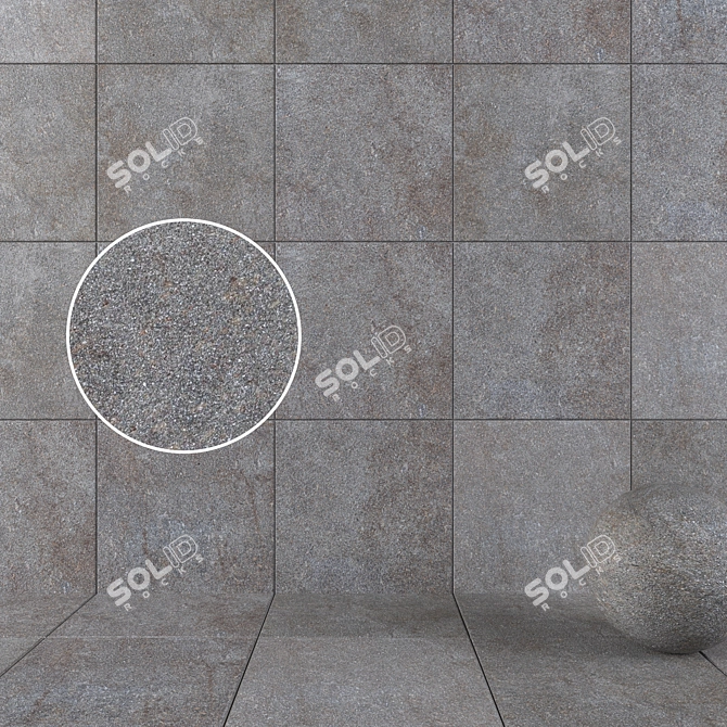 Multi-Texture HD Wall/Floor Tiles - FOG Collection 3D model image 1