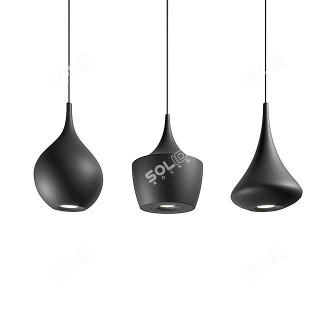 Sophisticated Illumination: Biba Pendant Light 3D model image 1