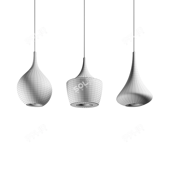Sophisticated Illumination: Biba Pendant Light 3D model image 2
