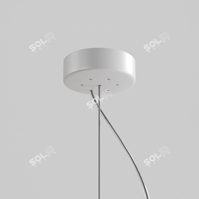 Opal Light: L002S Hanging Lamp 3D model image 2