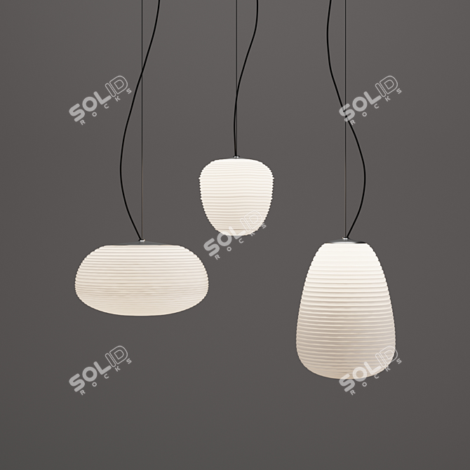 Modern Harmony: Rituals Lamps 3D model image 1