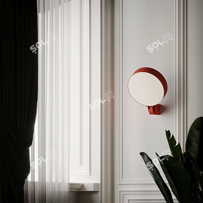 Adjustable Stitch Wall Lamp 3D model image 4