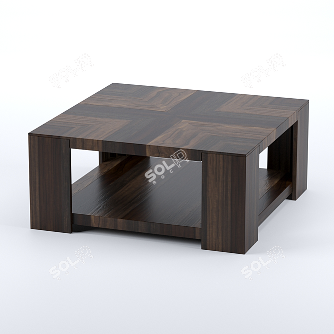 Premium Hooker Furniture Cocktail Table 3D model image 1