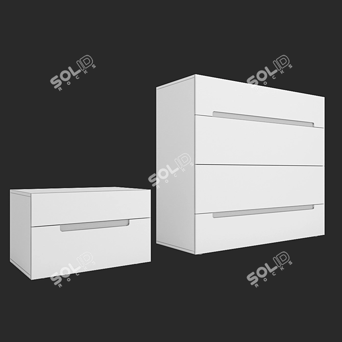 Henri Light & Swiss Chest 3D model image 3