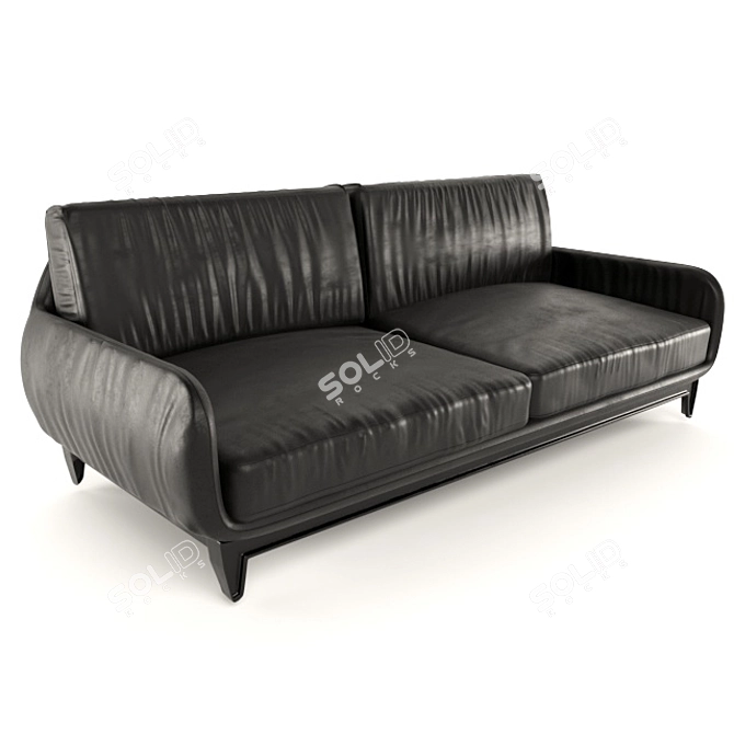 Comfort Lounge Sofa: Luxury and Style 3D model image 3