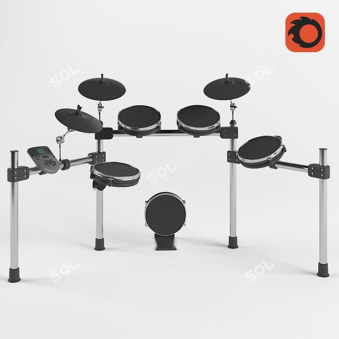 Alesis Mesh Kit: Digital Drum Set 3D model image 1