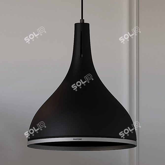 Modern Pendant Lights: NUEVO Euclid, Feiss, & Pantone 3D model image 2