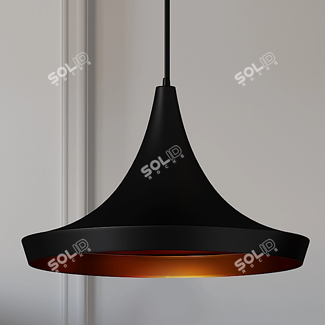 Modern Pendant Lights: NUEVO Euclid, Feiss, & Pantone 3D model image 3